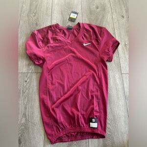 Nike men’s burgundy football practice jersey